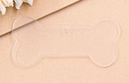 Acrylic 101mm Dog Bone Shaped Blanks