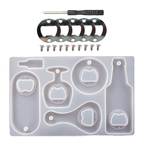 Resin Silicone Bottle Opener Kit Mould