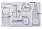 Resin Silicone Bottle Opener Kit Mould