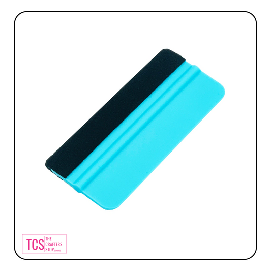 Teal Vinyl Application Squeegee