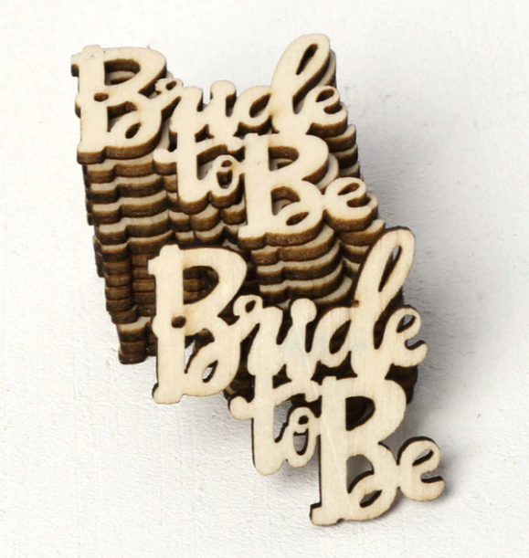 Wooden Laser Cut-outs - Wedding/Love Theme