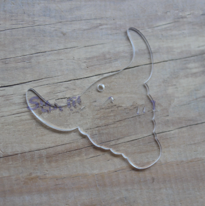 Bull Head Shaped Acrylic Blank