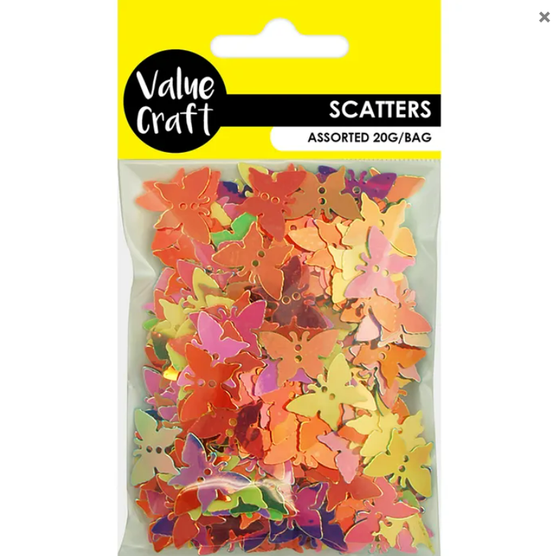 Craft Scatter Embellishments - Assorted Designs