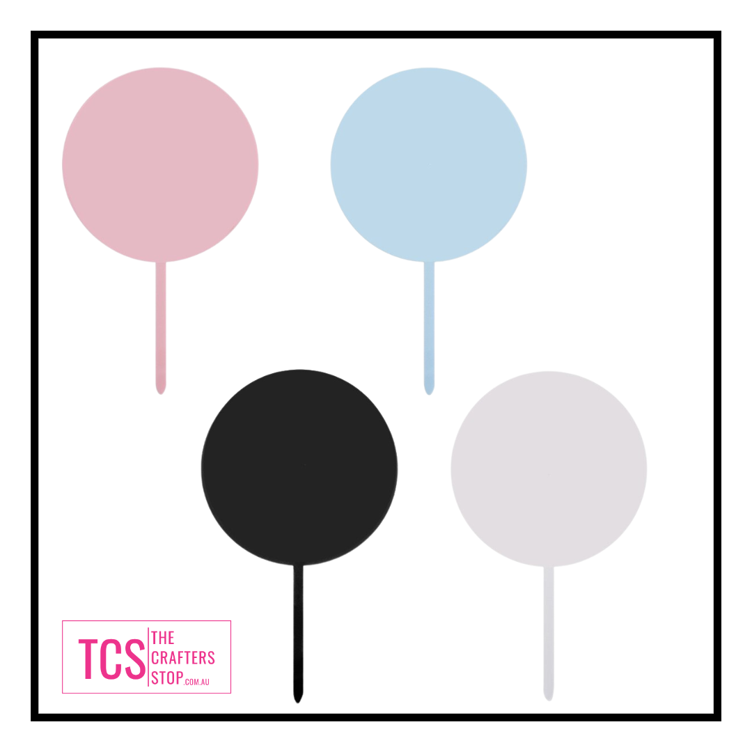 Acrylic Blank Cake Toppers – The Crafters Stop