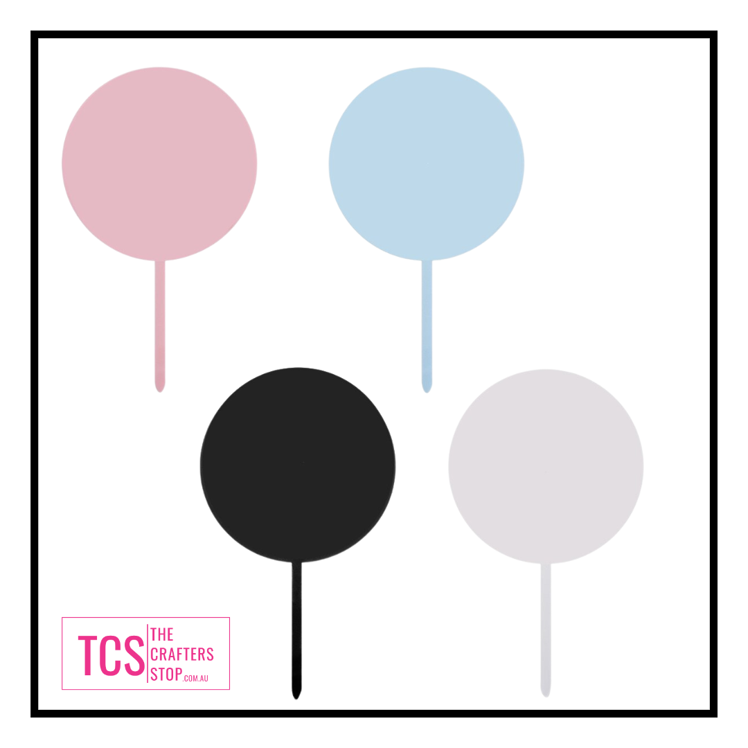 Acrylic Blank Cake Toppers