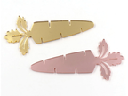 Mirror Acrylic Easter Carrot Blank