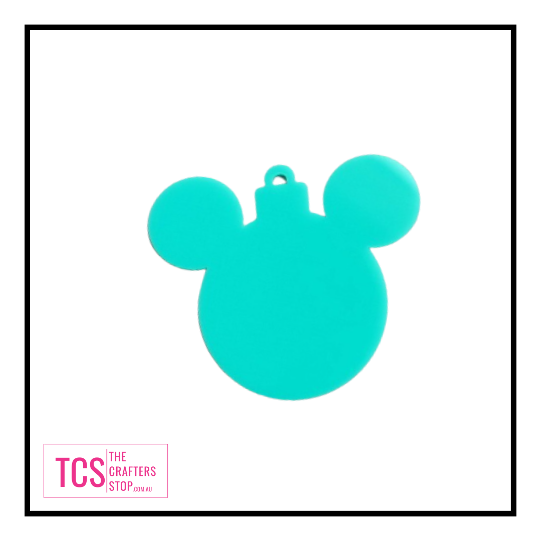 Mickey Mouse Acrylic Christmas Bauble Blank