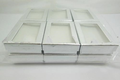 Blank Silver Jewellery Cardboard Display Box