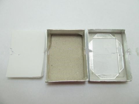 Blank Silver Jewellery Cardboard Display Box