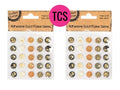 Adhesive Gold Flake Gems