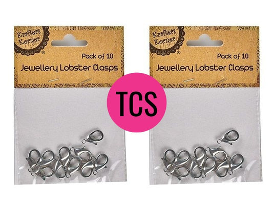 Jewellery Lobster Clasps (Pack of 10)