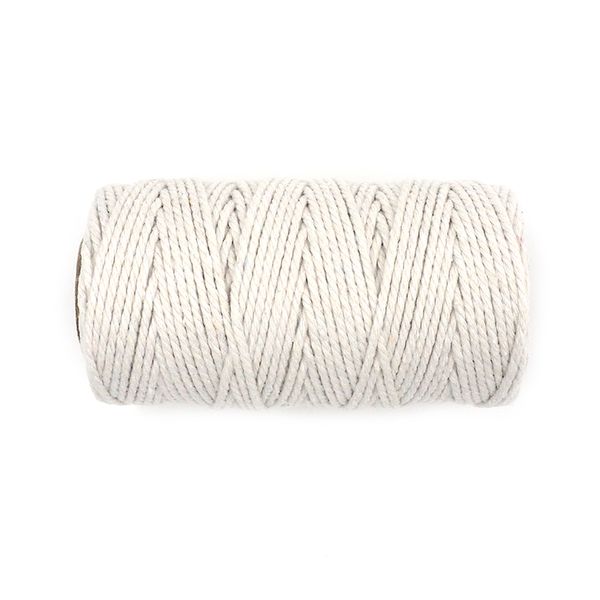 Natural/White Macramé Cord - 2 Sizes