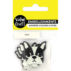 French Bulldog Embellishments - 4 pcs