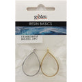 Teardrop Framed Pendants for Resin - 2 Pack