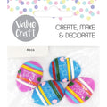 Resin Easter Egg Embellishments - 4 pcs
