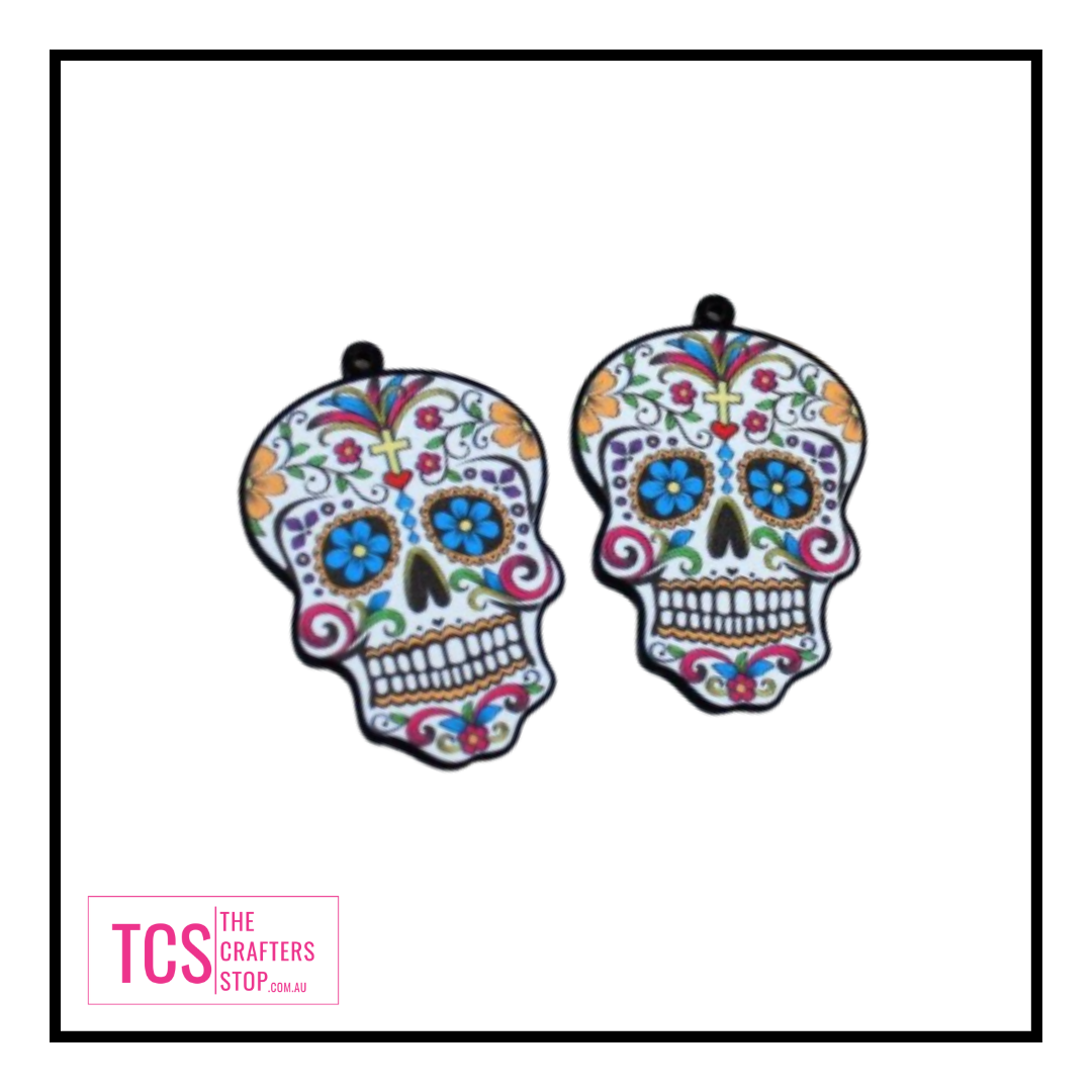 Decorative Acrylic Sugar Skull Blank