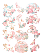 3D Diecut Pushout Embellishments - Multiple Designs