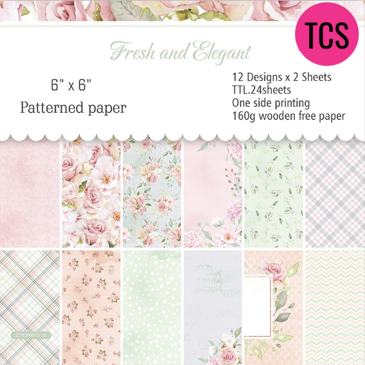 Floral/Flower Design Paper Pad