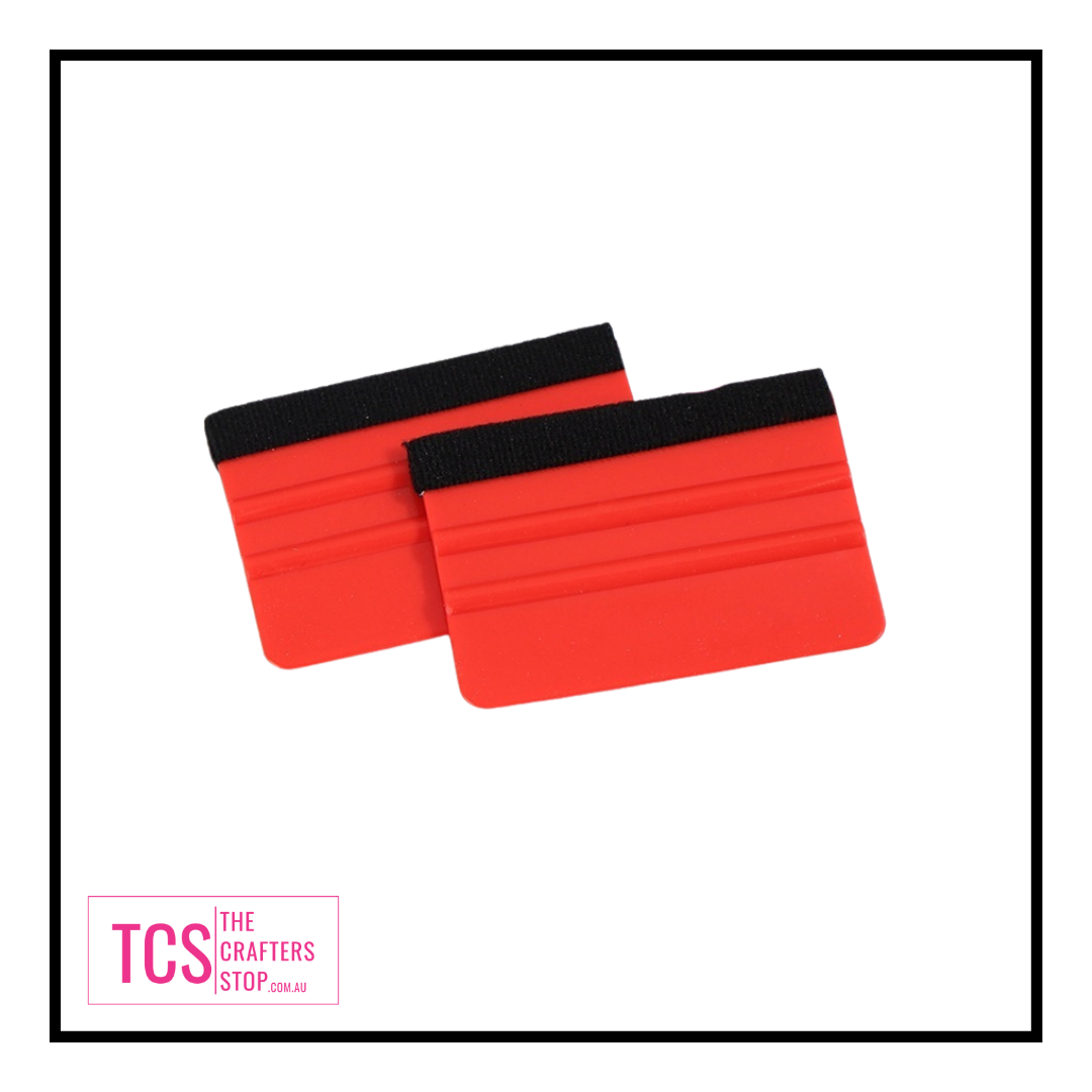 Medium Red Vinyl Application Squeegee