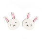 Felt Glitter Easter Bunny Heads - 4 pcs