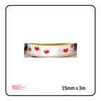 Assorted Valentines Day/Love Themed Satin Ribbon