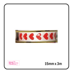 Assorted Valentines Day/Love Themed Satin Ribbon