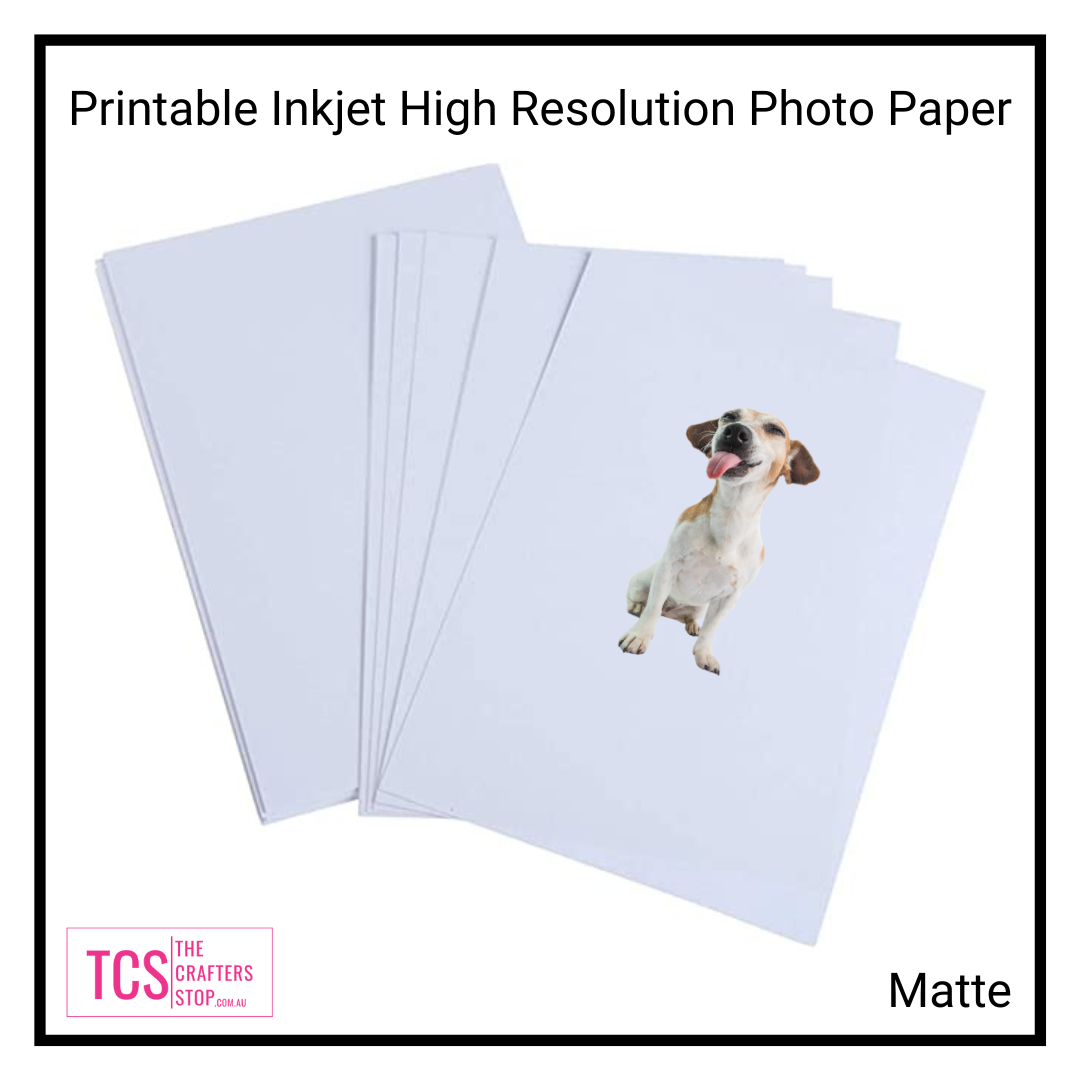 A4 High Resolution Matte Inkjet Photo Paper