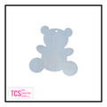 Clear Teddy Bear Acrylic Blank