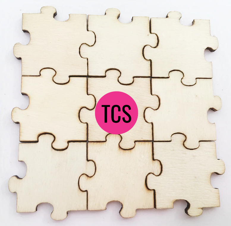 Unfinished Wooden Jig Saw Puzzle Blanks