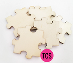 Unfinished Wooden Jig Saw Puzzle Blanks