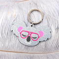Girls Acrylic Koala Keyring