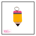 Acrylic Pencil Keyrings - Perfect for teachers gift