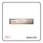 Assorted Valentines Day/Love Themed Satin Ribbon