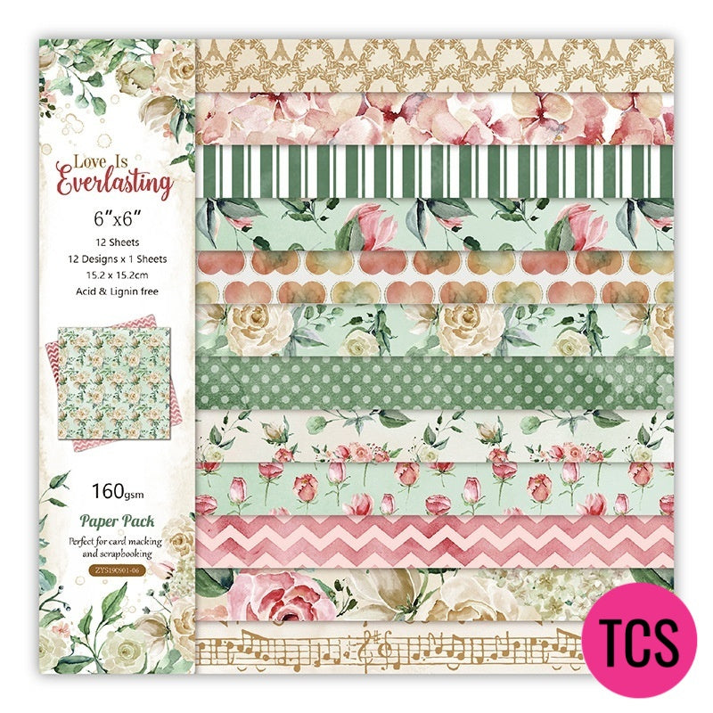 Floral/Flower Design Paper Pad