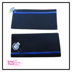 Blue Neoprene Pencil Case