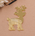 Acrylic Mirror Christmas Reindeer Blank