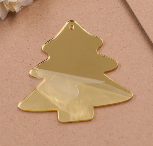 Acrylic Mirror Christmas Tree Blank