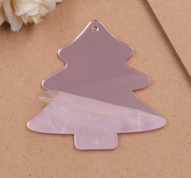 Acrylic Mirror Christmas Tree Blank