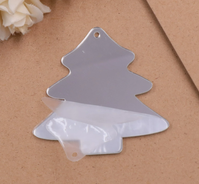 Acrylic Mirror Christmas Tree Blank