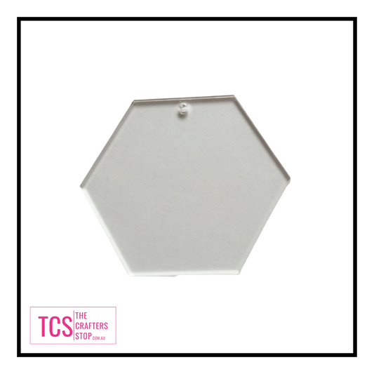 Acrylic Hexagon Shape Blank