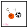 Acrylic Sports Ball Keyring