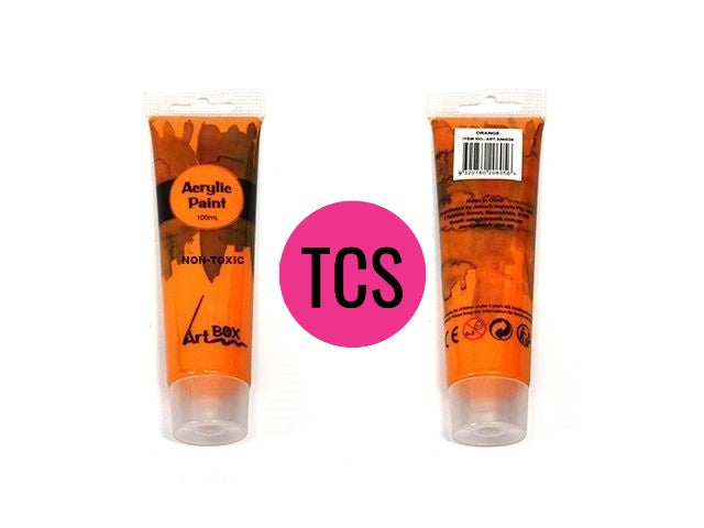 Acrylic Paint Tube - 100ml (Many Colours)