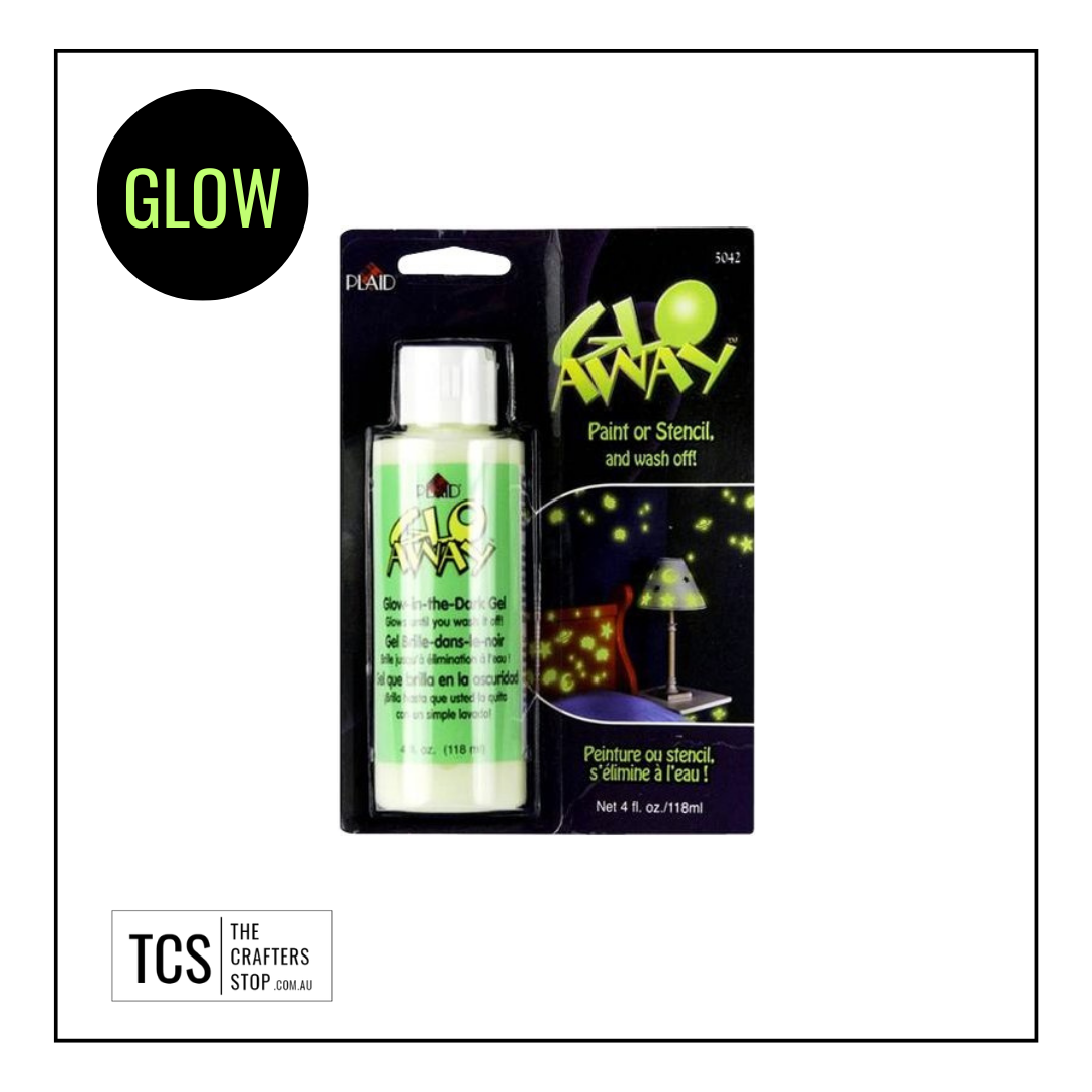 Folk Art Glow in the Dark Gel Paint 5oz