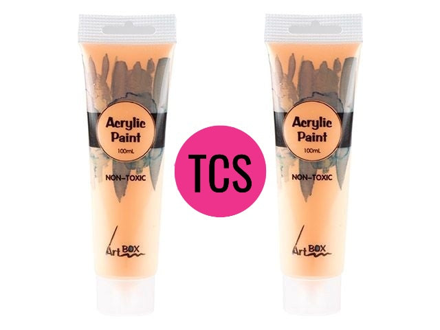 Acrylic Paint Tube - 100ml (Many Colours)