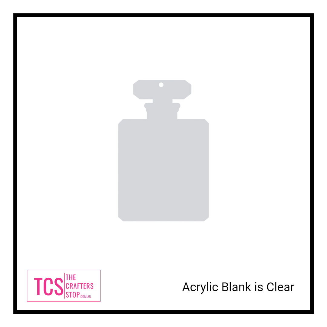 Clear Acrylic Perfume Bottle Blank