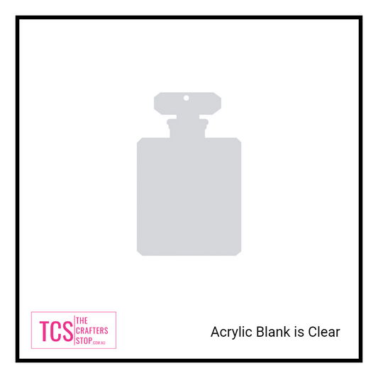 Clear Acrylic Perfume Bottle Blank