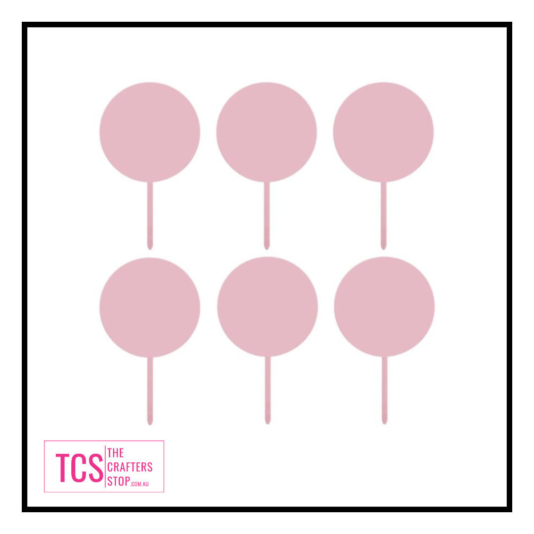 Acrylic Blank Cake Toppers