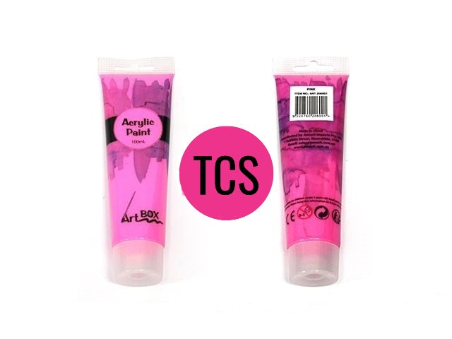 Acrylic Paint Tube - 100ml (Many Colours)