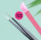 Long Handled Tweezers with Squeegee End (2in1)