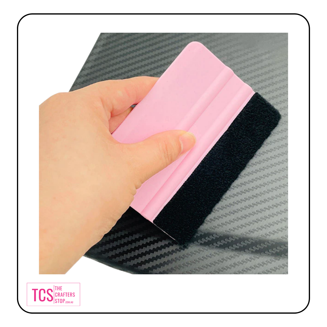 Pink Squeegee with Felt